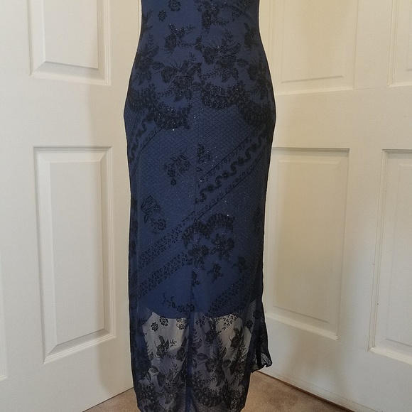 JONATHAN MARTIN HIGH LOW BEADED DRESS - Picture 3 of 5